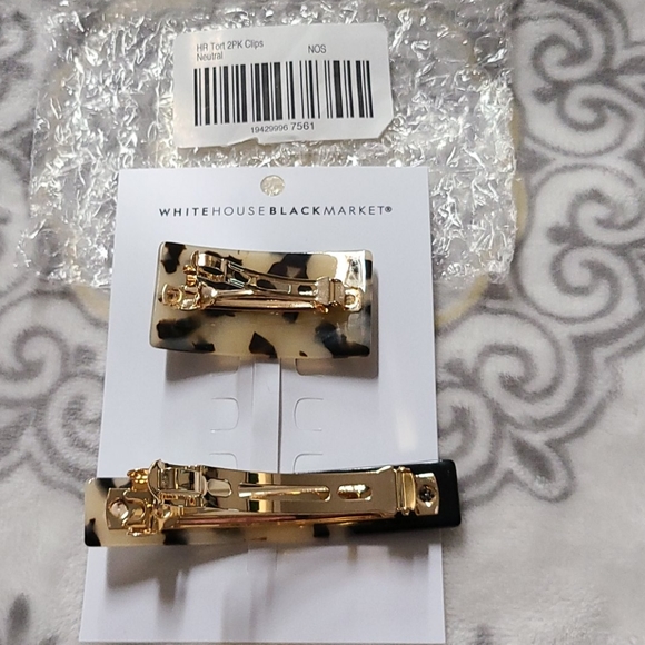 2X HOST PICK!!! TORTOISE HAIR CLIPS, SET OF 2 - Picture 3 of 5